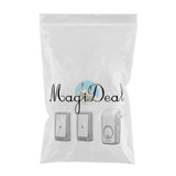 Max Maxb Wireless Battery Doorbell Door Chime EU Plug 2 Transmitters+1 Receiver