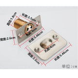 Max Adjustable Roller Ball Door Spring Catch Lock Internal Latch Stainless Steel