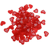 Sponge Heart Petals - Wedding Birthday Confetti Red 3.5cm I LOVE YOU