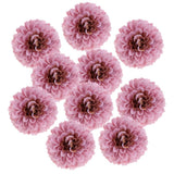 Max 10pcs Artificial Silk Chrysanthemum Flower Heads Bouquet Wedding Decor Red