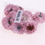 Max 10pcs Artificial Silk Chrysanthemum Flower Heads Bouquet Wedding Decor Red