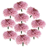 Max 10pcs Artificial Silk Chrysanthemum Flower Heads Bouquet Wedding Decor Red
