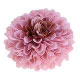 Max 10pcs Artificial Silk Chrysanthemum Flower Heads Bouquet Wedding Decor Red