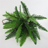 Max Green Imitation Fern Artificial Grass Leaf Plant Home Party Decor 30-Leaf