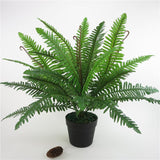Max Green Imitation Fern Artificial Grass Leaf Plant Home Party Decor 30-Leaf