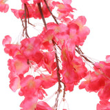 Max Maxb Peach Blossom Cherry Plum Branch Silk Flowers Wedding Bouquet Rose Red