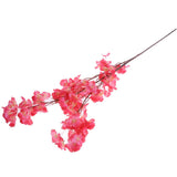 Max Maxb Peach Blossom Cherry Plum Branch Silk Flowers Wedding Bouquet Rose Red