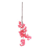 Max Maxb Peach Blossom Cherry Plum Branch Silk Flowers Wedding Bouquet Rose Red