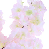 Max Maxb Peach Blossom Branch Silk Flowers  Home Wedding Decor Light Pink_3 Branches