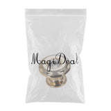 Max Maxb Round Door Handle Pull Cabinet Knobs Black Silver Brushed #1 Gold