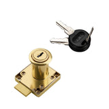 Maxbell  Office Desk Drawer Locker Cupboard Closet Security Lock Gold 32mm