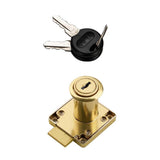 Maxbell  Office Desk Drawer Locker Cupboard Closet Security Lock Gold 32mm