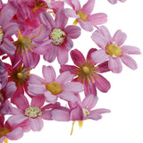Maxbell 100Pieces Artificial Flower Head Silk Daisy Wedding Decoration Purple Red