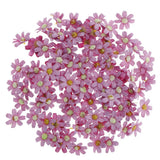 Maxbell 100Pieces Artificial Flower Head Silk Daisy Wedding Decoration Purple Red