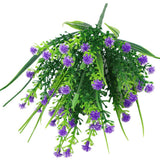 Maxbell Artificial Plastic Simulation Gypsophila Flower Home Wedding Decor Purple