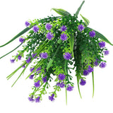 Maxbell Artificial Plastic Simulation Gypsophila Flower Home Wedding Decor Purple