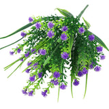 Maxbell Artificial Plastic Simulation Gypsophila Flower Home Wedding Decor Purple
