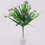 Maxbell Artificial Plastic Simulation Gypsophila Flower Home Wedding Decor Purple