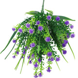 Maxbell Artificial Plastic Simulation Gypsophila Flower Home Wedding Decor Purple
