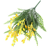Max Maxb Artificial Plastic Flower Blossom Bridal Bouquet for Wedding Decor Yellow
