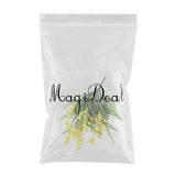 Max Maxb Artificial Plastic Flower Blossom Bridal Bouquet for Wedding Decor Yellow