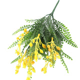Max Maxb Artificial Plastic Flower Blossom Bridal Bouquet for Wedding Decor Yellow
