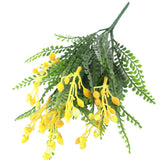 Max Maxb Artificial Plastic Flower Blossom Bridal Bouquet for Wedding Decor Yellow