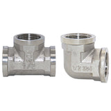 Max Maxb 1/2'' Stainless Steel Female Thread Pipe Fitting Coupling Connector #2