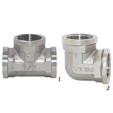 Max Maxb 1/2'' Stainless Steel Female Thread Pipe Fitting Coupling Connector #2