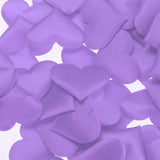 Sponge Heart Petals - Wedding Birthday Confetti Purple 5cm