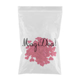 Max Maxb Sponge Heart Petals - Wedding Birthday Confetti Rose Redn 5cm