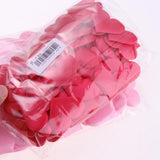 Max Maxb Sponge Heart Petals - Wedding Birthday Confetti Rose Redn 5cm
