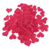 Max Maxb Sponge Heart Petals - Wedding Birthday Confetti Rose Redn 5cm