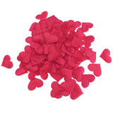 Max Maxb Sponge Heart Petals - Wedding Birthday Confetti Rose Redn 5cm
