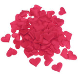 Max Maxb Sponge Heart Petals - Wedding Birthday Confetti Rose Redn 5cm
