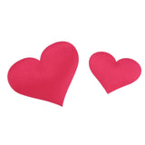 Max Maxb Sponge Heart Petals - Wedding Birthday Confetti Rose Redn 5cm
