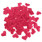 Max Maxb Sponge Heart Petals - Wedding Birthday Confetti Rose Redn 5cm