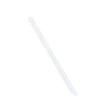 Reusable Straight Glass Tube Drinking Straw with Cleaning Brush White