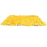 Max Maxb Artificial Pastic Silk Hydrangea Flower Carpet for Wedding Decor Yellow