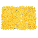 Max Maxb Artificial Pastic Silk Hydrangea Flower Carpet for Wedding Decor Yellow