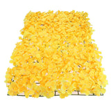 Max Maxb Artificial Pastic Silk Hydrangea Flower Carpet for Wedding Decor Yellow