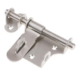 Max Maxb Stainless Steel Door Lock Latch Security Bathroom Barrel Bolt Pad Guard #1