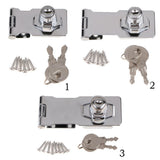 Max Maxb Zinc Alloy Door Entry Lock Security Bolt Anti-theft Lock Buckle 2.5‘’