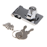 Max Maxb Zinc Alloy Door Entry Lock Security Bolt Anti-theft Lock Buckle 2.5‘’