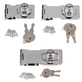 Max Maxb Zinc Alloy Door Entry Lock Security Bolt Anti-theft Lock Buckle 2.5‘’
