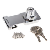 Max Maxb Zinc Alloy Door Entry Lock Security Bolt Anti-theft Lock Buckle 3‘’
