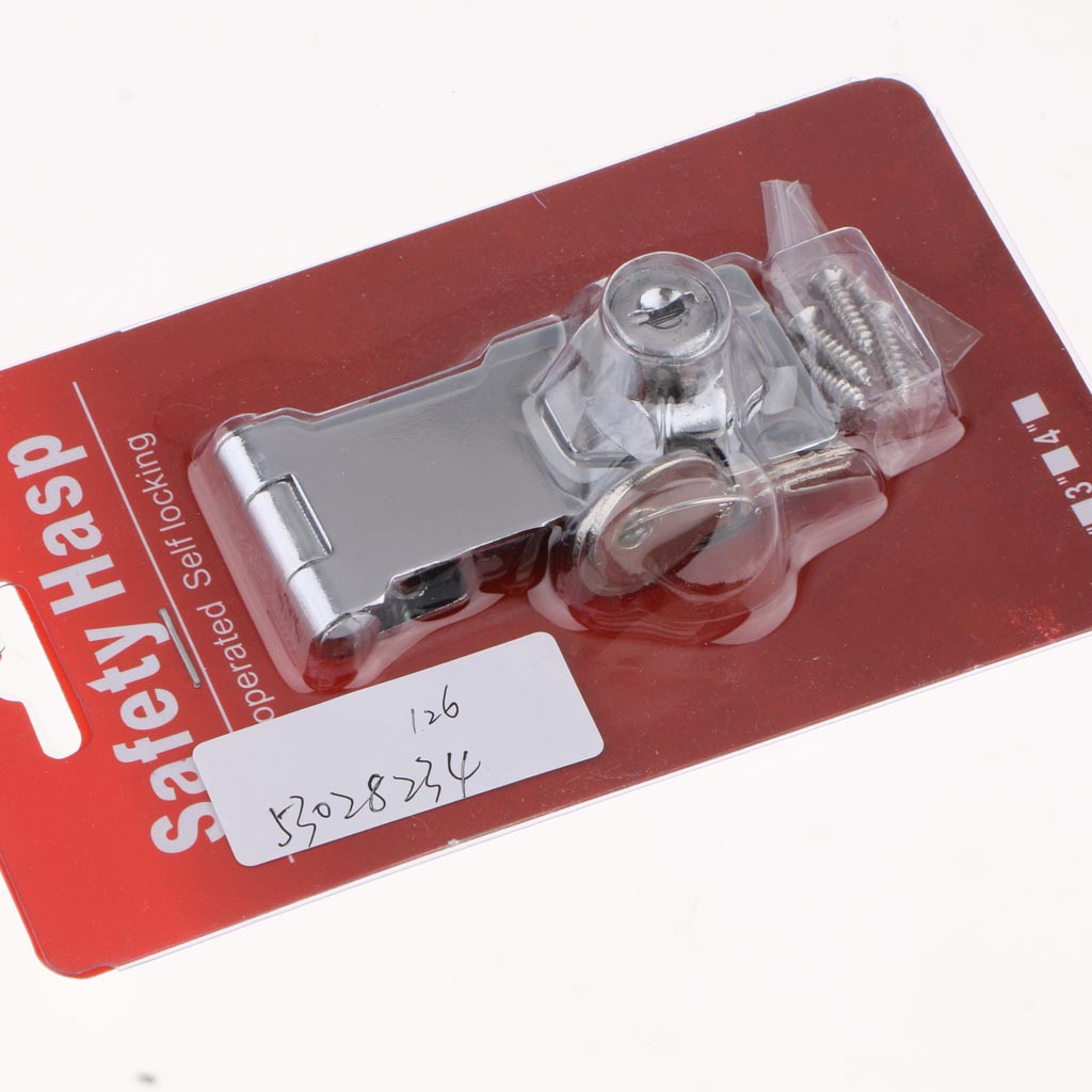 Max Maxb Zinc Alloy Door Entry Lock Security Bolt Anti-theft Lock Buckle 3‘’