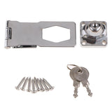 Max Maxb Zinc Alloy Door Entry Lock Security Bolt Anti-theft Lock Buckle 4‘’