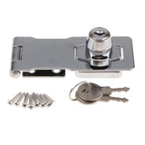 Max Maxb Zinc Alloy Door Entry Lock Security Bolt Anti-theft Lock Buckle 4‘’