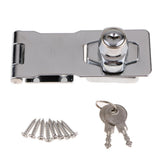 Max Maxb Zinc Alloy Door Entry Lock Security Bolt Anti-theft Lock Buckle 4‘’